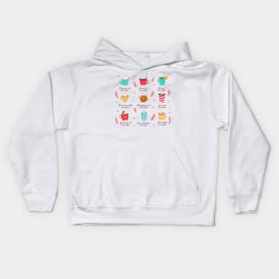 Cozy hot chocolate mood Kids Hoodie